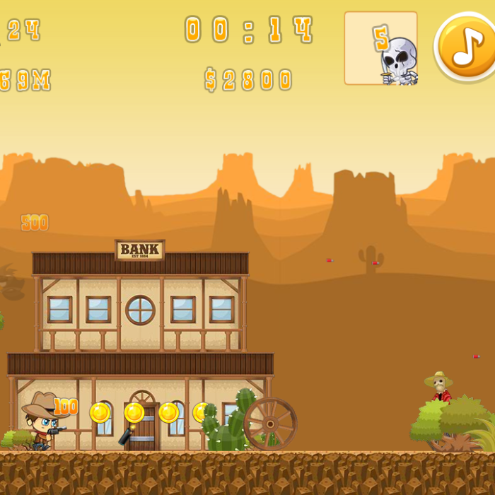 game super cowboy run
