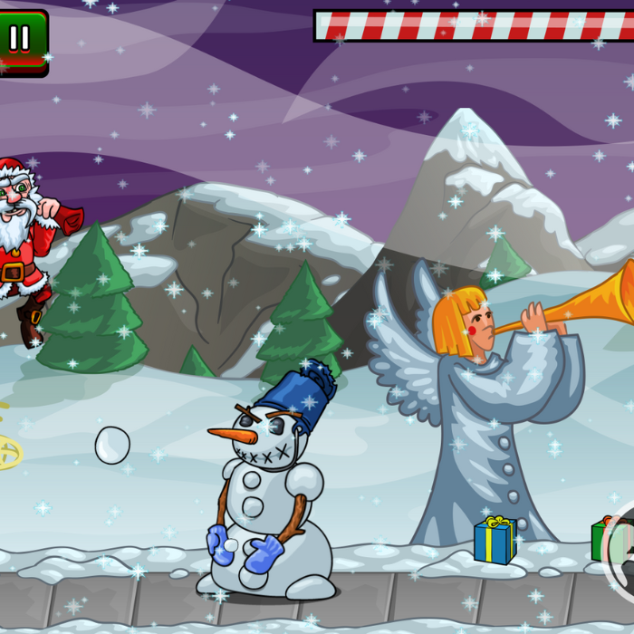 game santa run